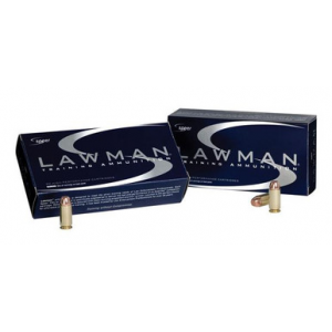 SPEER 54232 Lawman Training Clean-fire 357sig 125gr Total Metal Jacket Flat Nose 50 Rounds