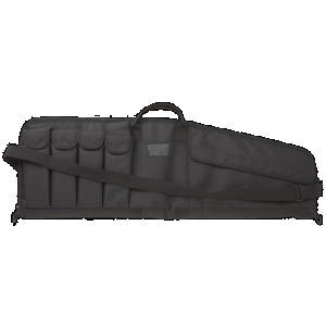 Blackhawk 74SG36BK Sportster Tactical Carbine Case 36" Black 600D Polyester w/ PVC Laminate 4 Mag Pocket 2 Large Accessory Pockets