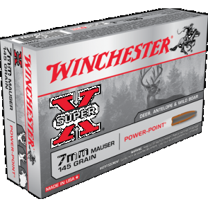 WINCHESTER Super-x 7mm Mauser Power-point 145 Grain 20 Rounds