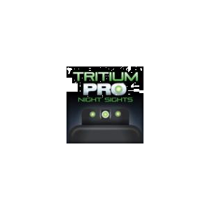 TruGlo TG231R2 Tritium Black | Green Tritium Front Sight Green Tritium Rear Sight