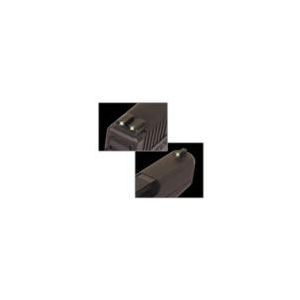 TruGlo TG231S1 Tritium Black | Green Tritium Front Sight Green Tritium Rear Sight