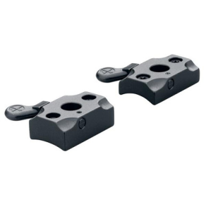 Leupold 2-Piece Quick Release (QR) Base - Savage 10/110 Round Rear Receiver Matte Black