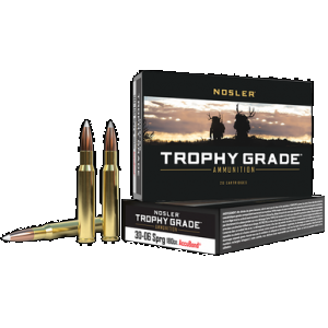 NOSLER Trophy Grade Rifle Ammunition 30-06 Sprg 180 Gr. Ab Sp 20 Rd.