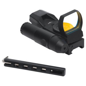 Firefield Firefield FF26023 Impact Duo Reflex Sight Matte Black 1 x 31 mm x 22 mm 3 MOA/5 MOA Red Dot Multi Reticle Red Laser - $95.97 at Shooting Surplus