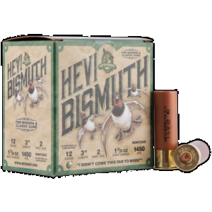 HEVI Shot Bismuth Shotgun Ammo 12 Ga. 3 In. 1 3/8 Oz. 2 Shot 25 Rd.