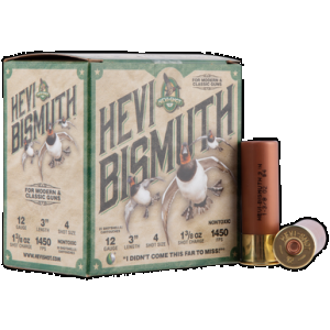 HEVI Shot Bismuth Shotgun Ammo 12 Ga. 3 In. 1 3/8 Oz. 4 Shot 25 Rd.