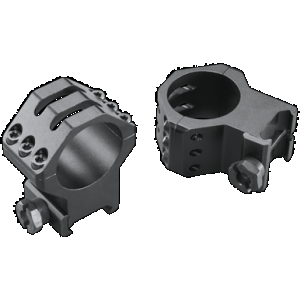 Weaver Mounts 48354 Six-Hole Skeleton Rings Matte Black 30mm Extra High