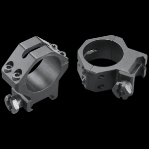 Weaver Mounts 48365 Four-Hole Skeleton Rings Matte Black 30mm Medium