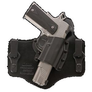 Galco KC600B KingTuk Classic IWB Black Kydex/Leather UniClip Compatible w/Glock 42 Belt 1.75" Wide Right Hand