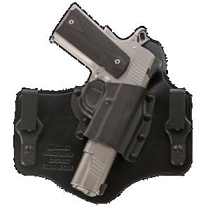 Galco KC636B KingTuk Classic IWB Black Kydex/Leather UniClip Fits Ruger LC Fits Ruger EC9 Right Hand