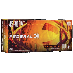 FEDERAL Fusion 45-70 Government Fusion 300 Grain 20 Rounds