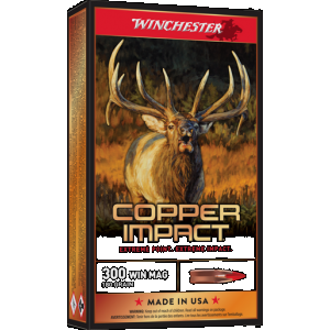 Winchester Copper Impact Rifle Ammo 300 Win. Mag. 180 gr. Copper Impact LF 20 rd.