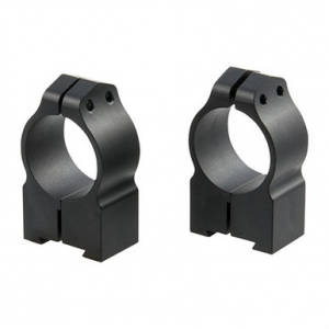 Warne 2-Piece Maxima Fixed Scope Ringmounts with Grooved Receiver - 1" High Matte CZ 527 16mm Dovetail