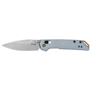 Kershaw Mini Iridium Folding Knife 3" Spear Point Blade Ice Blue