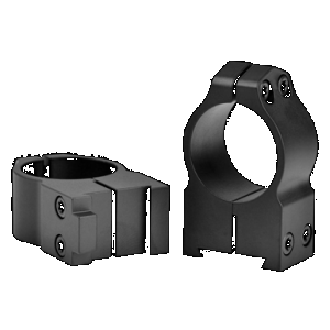 Warne 2BM CZ 550 Maxima Matte Black 1" High 0 MOA