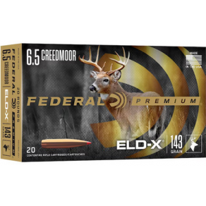 Federal Terminal Ascent 6.5 Creedmoor ELD-X 143 Grain 20 Rounds