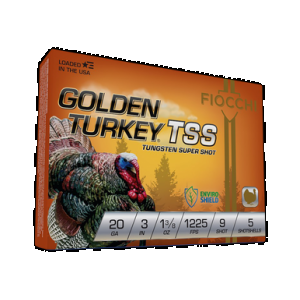 Fiocchi Golden Turkey TSS Shotgun Ammo 20 ga. 3 in. 1 3/8 oz. 9 Shot 5 rd.