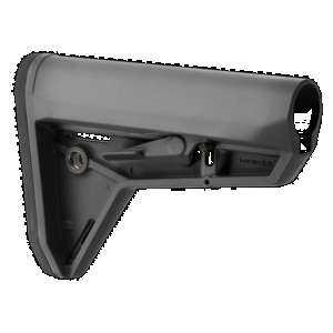 Magpul MAG347-GRY MOE SL Carbine Stock Stealth Gray Synthetic for AR-15, M16, M4 with Mil-Spec Tube (Tube Not Included)