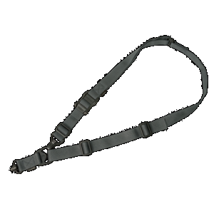 Magpul MAG515-GRY MS3 Single QD Sling GEN2 made of Nylon Webbing with Gray Finish, Adjustable One-Two Point Design & QD Swivel for Rifles
