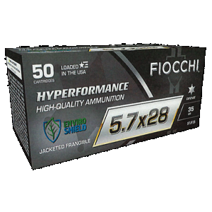 Fiocchi Hyperformance Defense Pistol Ammo 5.7x28mm 35 gr. JF 50 rd.