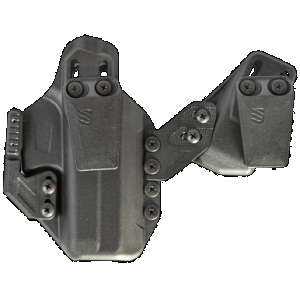 Blackhawk 416100BK Stache Premium Kit IWB Size 00 Black Polymer Belt Clip Compatible w/Glock 17/22/31 Ambidextrous