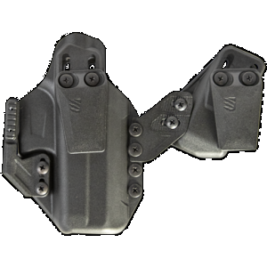 Blackhawk 416168BK Stache IWB Size 68 Black Polymer Belt Clip Compatible w/Glock 43/ 43x/Springfield Hellcat Ambidextrous