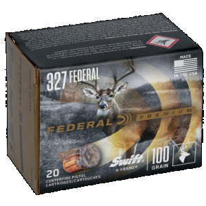 Federal Premium 327 Federal Magnum Swift A-Frame 100 Grain 20 Rounds
