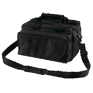 Bulldog BD910 Deluxe Range Bag Black Nylon Water-Resistant Outer Shell, Adjustable Strap, Removeable Divider, Storage Pockets, Deluxe Padding