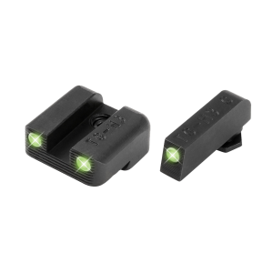 Truglo TruGlo TG231G1A Tritium Green Tritium Front & Rear/Black Nitride Fortress Frame, Compatible w/Glock 42/43/43X/48 Except MOS, Front Post/Rear Dovetail Mount - $56.39 at Shooting Surplus