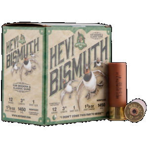 Hevi Shot Bismuth Shotgun Ammo 12 ga. 3 in. 1 3/8 oz. 1 Shot 25 rd.
