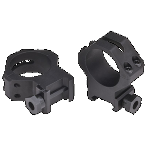 Weaver Mounts 48366 Four-Hole Skeleton Rings Matte Black 30mm High