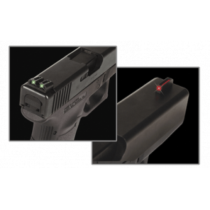 TruGlo TG131S1 Fiber-Optic Red/Fiber Optic Front Sight-Green/Fiber Optic Rear Sight Sig Sauer P-Series #8 Front/#8 Rear