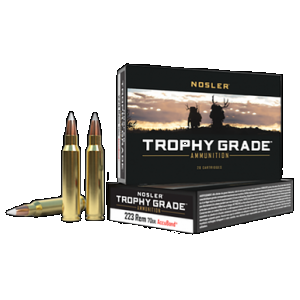 NOSLER 61036 Match Grade 223rem 70gr Soft Point 20 Rounds