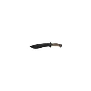 Kershaw Camp 10 Fixed Machete Knife 10" Recurve Blade Tan and Black