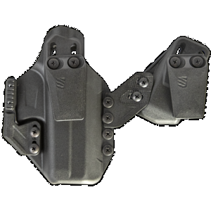 Blackhawk 416176BK Stache Premium Kit IWB Size 76 Black Polymer Belt Clip Compatible w/Glock 48 Ambidextrous