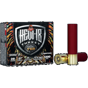 HEVI-SHOT Hs7287 Hevi-18 Tss Turkey 28gauge 3" 1 1/4oz Tungsten 7shot 5 Rounds
