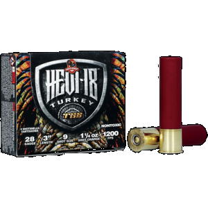 HEVI-SHOT Hs7289 Hevi-18 Tss Turkey 28gauge 3" 1 1/4oz Tungsten 9shot 5 Rounds