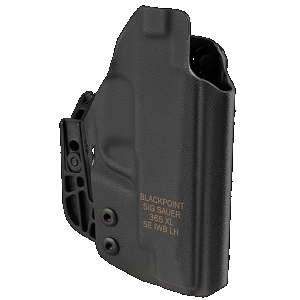 Sig Sauer HOL365XLAPXLH Tactical IWB Black Polymer Belt Clip Fits Sig P365XL Left Hand