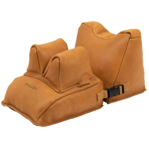 Allen Allen 15125 Shooting Rest Combo Filled Front & Rear Light Brown Leather - $62.25 at Shooting Surplus