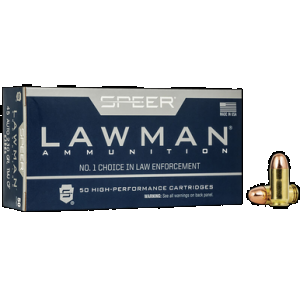 SPEER 53885 Lawman Training Clean-fire 45acp 230gr Total Metal Jacket Round Nose 50 Rounds