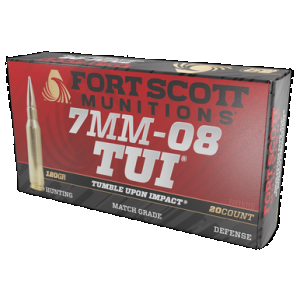 Fort Scott Munitions Rifle Ammo 7mm-08 120 gr. TUI 20 rd.