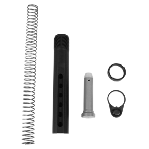 Lbe Unlimited LBE Unlimited MILBUFKT Mil-Spec Buffer Tube Kit 6 Position AR-15 Black - $43.38 at Shooting Surplus