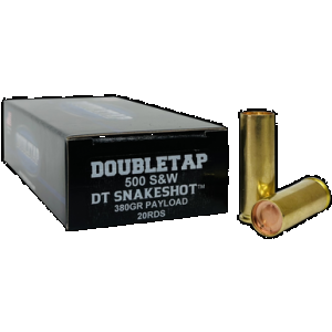 DoubleTap Ammunition 500SWSS2 Snake Shot 500S&W Mag 380gr 20 Rounds