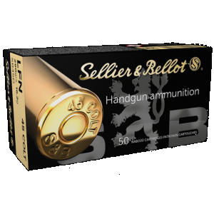 Sellier & Bellot SB45D 45 Colt Lead Flat Nose 250 Grain 50 Rounds