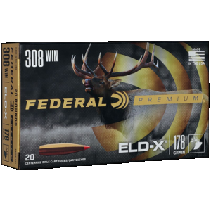 Federal Premium ELDX 308 Winchester Polymer Tip 178 Grain 20 Rounds
