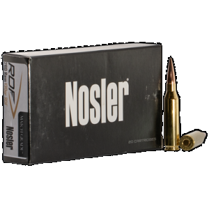 NOSLER Match Grade Rifle Ammunition 260 Rem. 130 Gr. Rdf Hpbt 20 Rd.