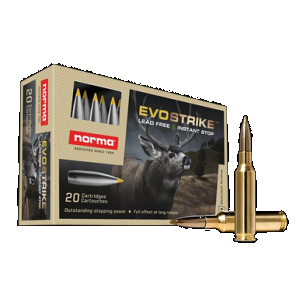 Norma Ammunition 20166482 Dedicated Hunting Evostrike 6.5Creedmoor 93gr Polymer Tip Boat Tail 20 Rounds