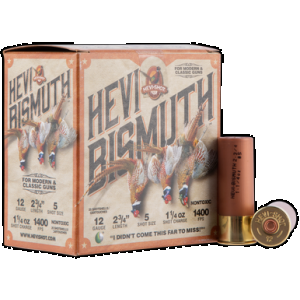 HEVI Bismuth Upland Load 12 Ga. 2.75 In. 5 Shot 1 1/4 Oz. 25 Rd.