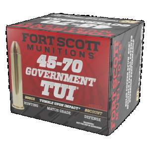 Fort Scott Munitions Rifle Ammo 45-70 GOVT. 300 gr. TUI 20 rd.