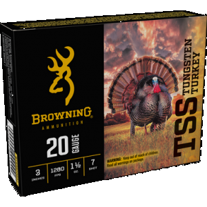 BROWNING Ammo B193922037 Tss Tungsten Turkey 20gauge 3" 1 1/2oz Tungsten 7shot 5 Rounds